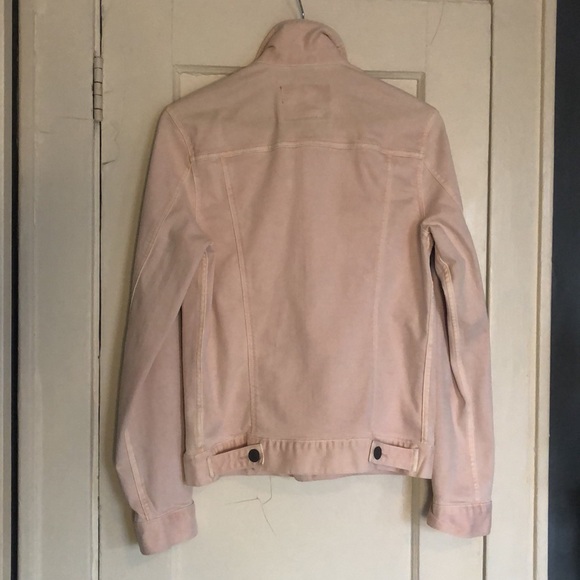 AE Vintage Washed Pink Flex-Denim Jacket - Picture 2 of 9